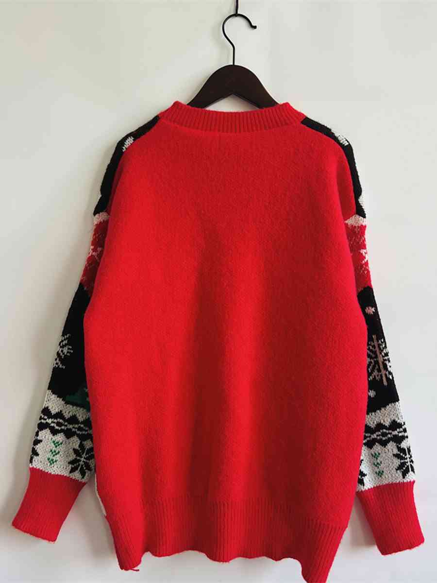 Christmas Element Long Sleeve Sweater